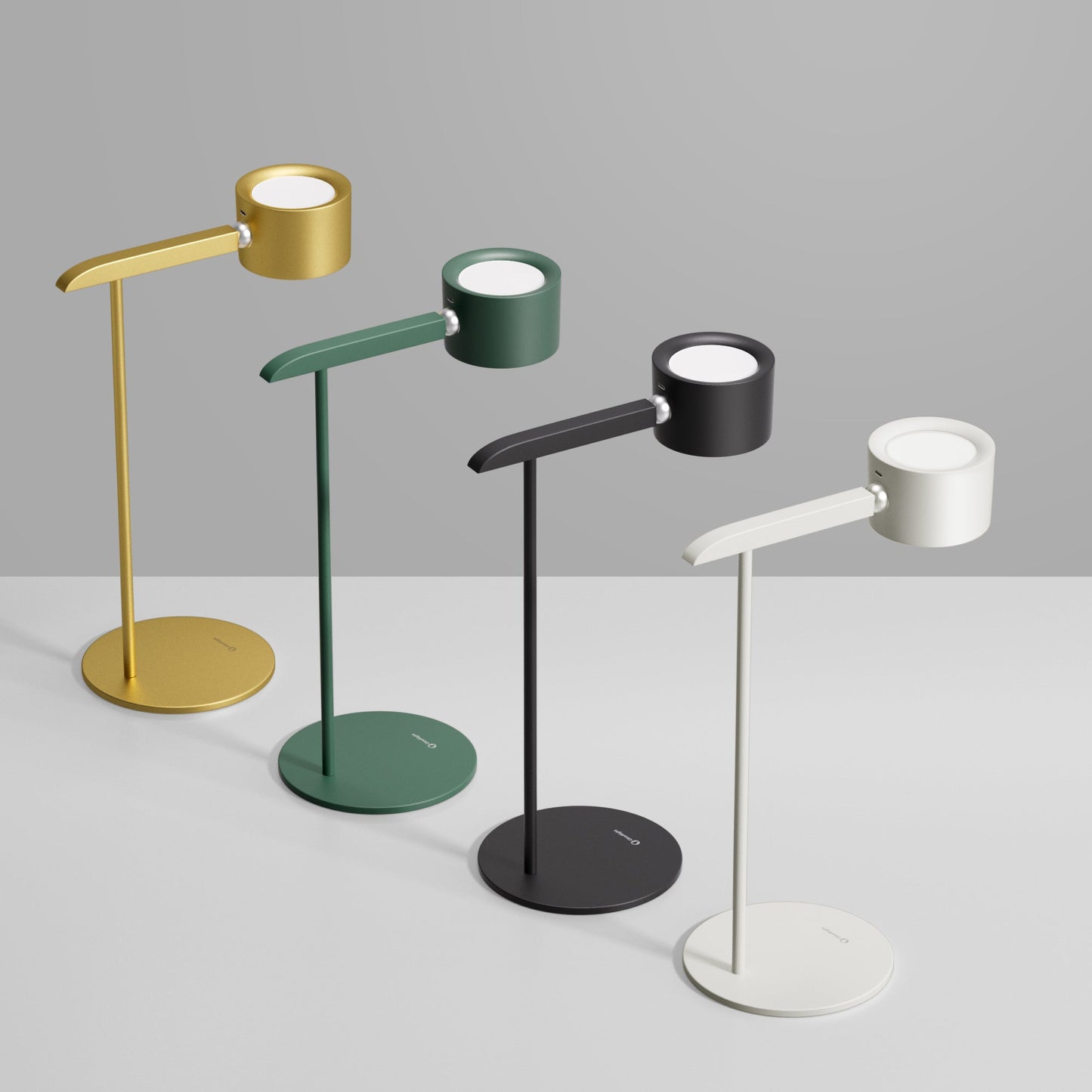 Desk Lamp Stand - Matte Gold