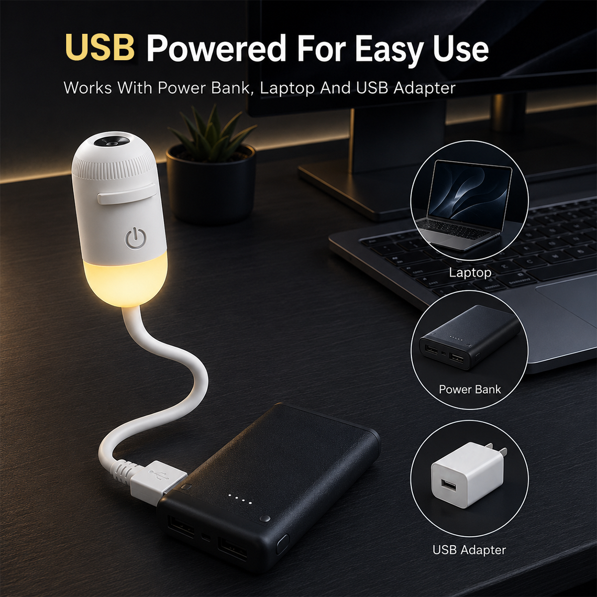 Galaxy Star Projector USB Night Light
