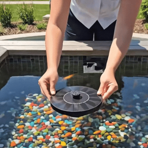 AquaBloom Solar Fountain