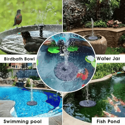 AquaBloom Solar Fountain