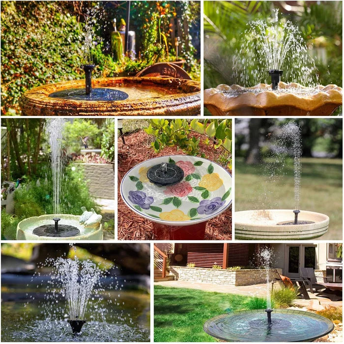 AquaBloom Solar Fountain