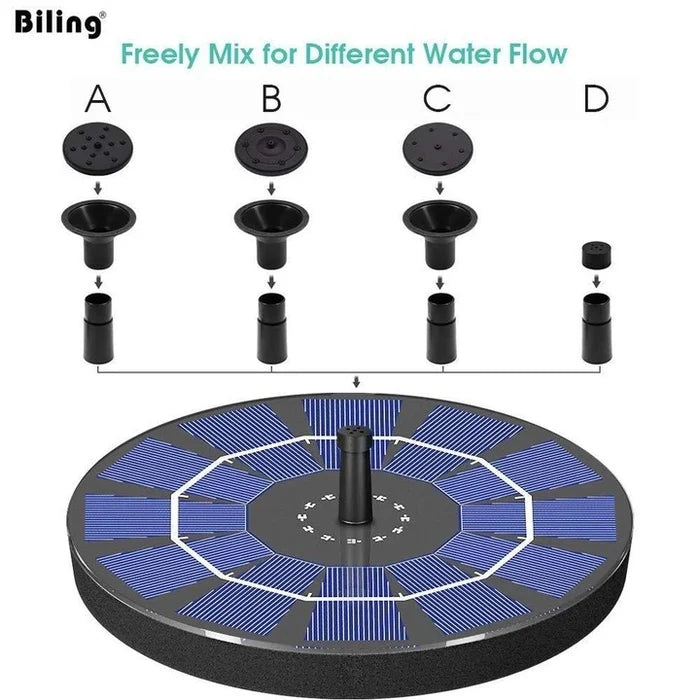 AquaBloom Solar Fountain