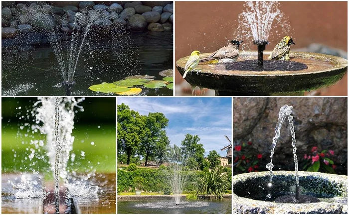 AquaBloom Solar Fountain