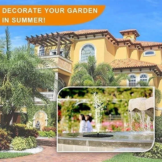 AquaBloom Solar Fountain