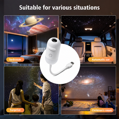 Galaxy Star Projector USB Night Light